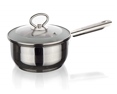 BANQUET Rendlk nerezov MATTE New Line 14 cm, 0,9 l, s poklic
