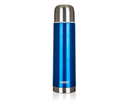 BANQUET Termoska nerezov AVANZA Blue 1 l