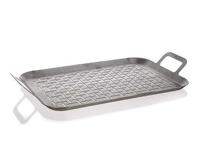 HAPPY GREEN Plech grilovac s uchy 43 x 25 cm, nerez