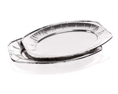 HAPPY GREEN Sada servrovacch alu tc BBQ 33,5 x 23,5 cm, 2 ks