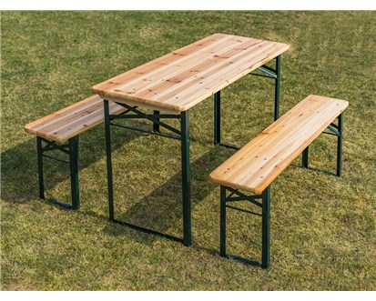 HAPPY GREEN Zahradn pivn set 120 cm