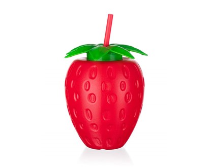 BANQUET Lhev plastov s brkem STRAWBERRY 880 ml