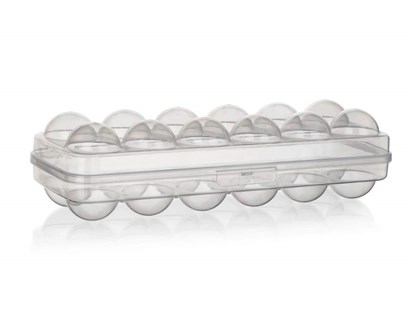 BANQUET Dza na vajka myKITCHEN 27 x 10 x 6,7 cm, na 12 ks vajec, transparentn