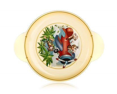 BANQUET  Tal dtsk plastov mlk MONKEY 23,4 x 18,3 x 2,4 cm