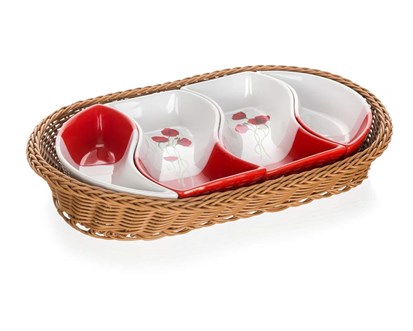 BANQUET Tc v koku RED POPPY 30,5 cm, 4 dly, OK