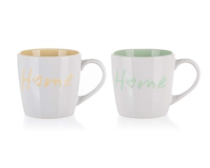 BANQUET Hrnek keramick HOME 310 ml, mix barev