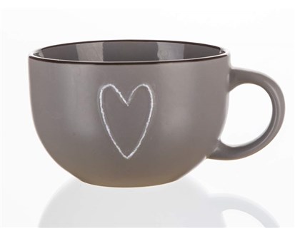 BANQUET Hrnek keramick jumbo HEART 730 ml, hnd