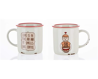 BANQUET Hrnek keramick COFFEE STORY 310 ml, Smells
