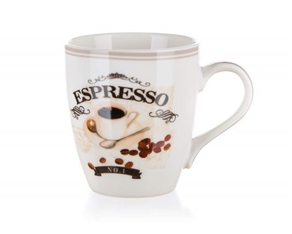 BANQUET Hrnek keramick ESPRESSO 240 ml, dekor 2