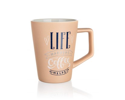BANQUET Hrnek keramick LIFE COFFEE 450 ml