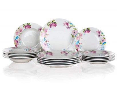 BANQUET Sada tal PINK FLOWERS, 18 ks