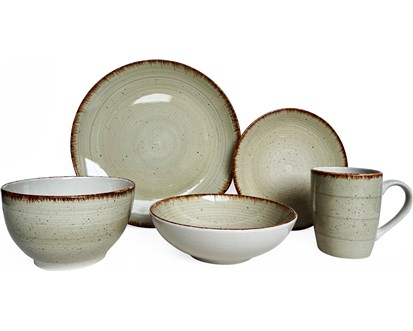 BANQUET Sada jdeln SPIRAL IVORY, 30 ks