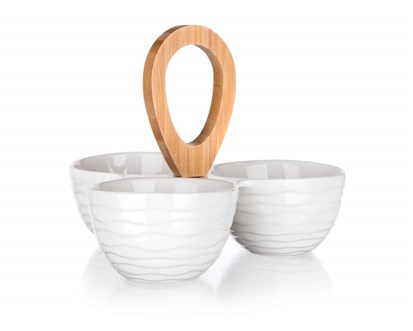 BANQUET Miska dlen BRILLANTE Bamboo 24 x 24 x 18,5 cm