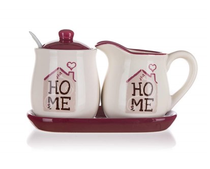 BANQUET Sada mlenka s cukenkou HOME Coll., 4 dly,OK