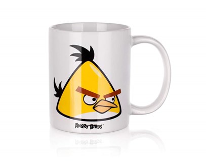 Hrnek dtsk keramick ANGRY BIRDS YELLOW 325 ml