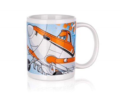 Hrnek dtsk keramick PLANES 325 ml