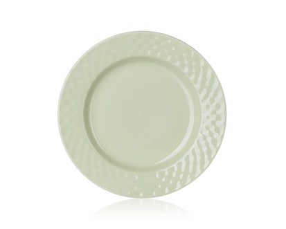 Tal dezertn 19,6cm, relif,  zelen, stolovn, KPB-8SEC-GN