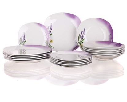BANQUET Sada tal square LAVENDER, 18 ks, OK