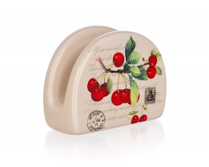 BANQUET Stojnek na ubrousky keramick CHERRY