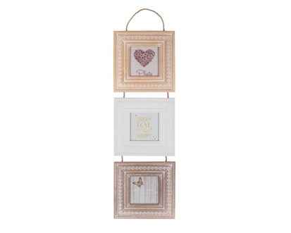 HOME DECOR Sada rmek LACEWORK 10 x 10 cm, na 3 fotky