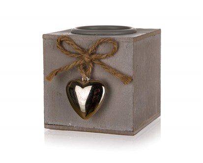 HOME DECOR Svcen METAL HEART 6,5 x 6,5 x 6,5 cm, prodn devo
