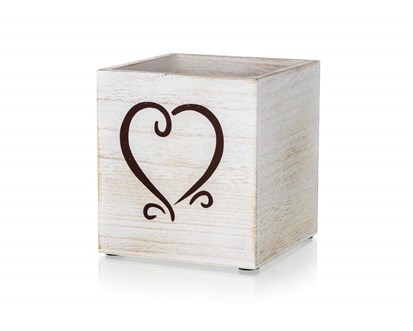 HOME DECOR Krabika dekorativn HEART 13 x 13 x 14 cm