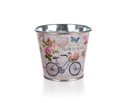 HOME DECOR Kvtin plechov BICYCLE 8 x 6,5 x 5,5 cm