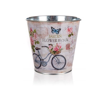 HOME DECOR Kvtin plechov BICYCLE 12 x 11,5 x 8,5 cm