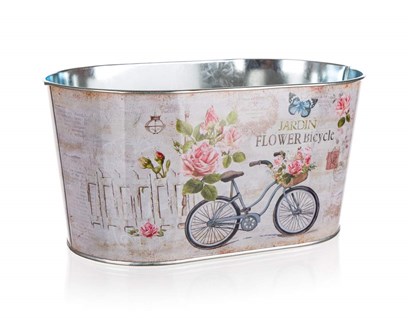 HOME DECOR Kvtin plechov ovln BICYCLE 22,5 x 13,5 x 11 cm