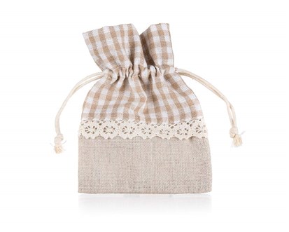 HOME DECOR  Pytlk dekorativn SQUARE 10 x 13 cm, svtle hnd