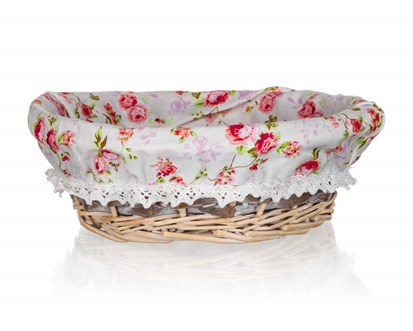 HOME DECOR Kok proutn ROSES 25 x 9 cm, kulat