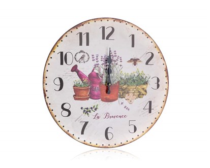 HOME DECOR Hodiny nstnn LAVENDER 34 cm