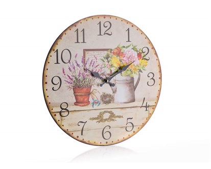 HOME DECOR Hodiny nstnn FLOWER MIX 34 cm