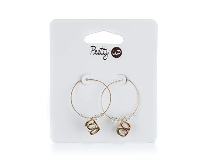 PRETTY UP Nunice 3 x 4 cm, 1 pr, krouky s pvskem