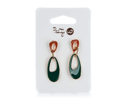 PRETTY UP Nunice 5 x 1,5 cm, 1 pr, tmav zelen