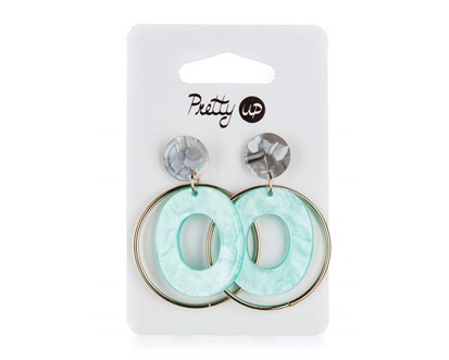 PRETTY UP Nunice 5,5 cm, 1 pr, svtle zelen
