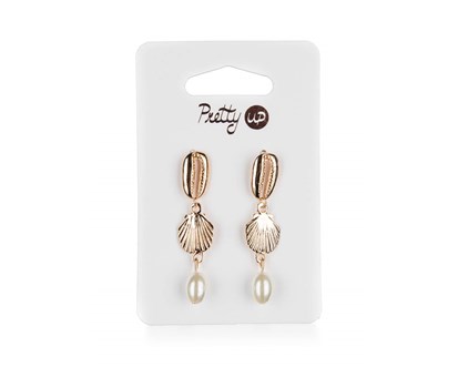 PRETTY UP Nunice 2 x 2,5 cm, 1 pr, lasturky s perlou