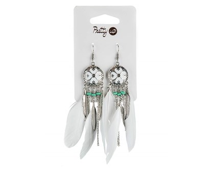 PRETTY UP Nunice 11 cm, 1 pr, amulety s pem