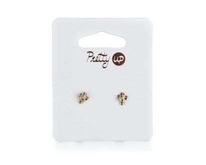 PRETTY UP Nunice 0,7 cm, 1 pr, kaktusy
