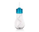 BANQUET Lhev plastov s brkem BULB 600 ml, modr