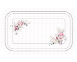 BANQUET Tc melaminov ROSE 29,5 x 16,5 cm