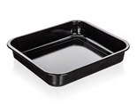 BANQUET Pek smaltovan CULINARIA Black 41 x 37 x 7 cm