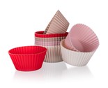 BANQUET  Sada silikonovch kok CULINARIA Red 6 cm, 12 ks