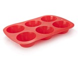 BANQUET Forma na 6 muffin silikonov CULINARIA Red 27,5 x 18 cm