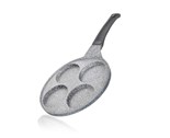 BANQUET Pnev na 4 lvance s nepilnavm povrchem GRANITE Grey 26 cm