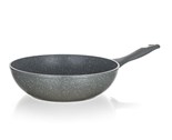 BANQUET Pnev WOK s nepilnavm povrchem GRANITE Grey 28 cm