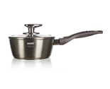 BANQUET Rendlk s nepilnavm povrchem METALLIC PLATINUM 16 x 7,5 cm, 1,25 l, s poklic