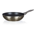 BANQUET Pnev WOK s nepilnavm povrchem METALLIC PLATINUM 28 x 7,8 cm