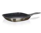 BANQUET Pnev steakov s nepilnavm povrchem METALLIC PLATINUM 28 x 28 cm