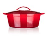 BANQUET Pek litinov EXCELLENT 41 x 26 x 20 cm, 6,7 l , s vkem, erven